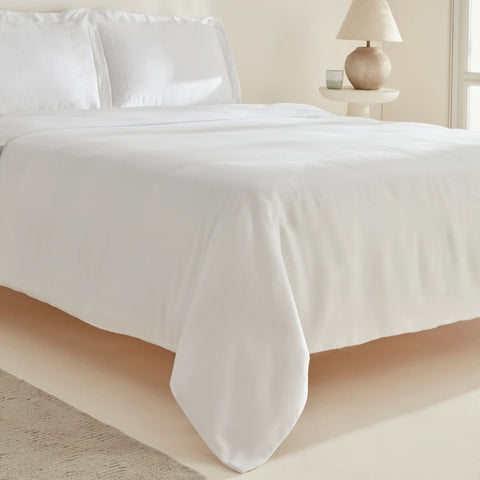 Karaca Home White Collection Felves 100% Cotton King Size Duvet Set White