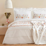 Karaca Home Clarice 100% Cotton Double Bed Duvet & Bedspread Set Multicolor
 