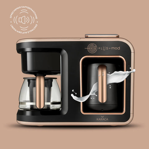 Karaca Hatır Plus Mod 5-in-1 koffiemachine 1385 watt, rosé/bruin