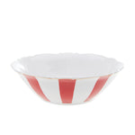 Karaca Romantic Red Striped Bowl 