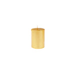 Karaca Home Candle 6.5x10cm, Gold, Cylinder