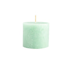 Karaca Andy Light Green Cylinder Candle, 6.5x6 cm