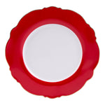 Karaca Romantic Red Porcelain Serving Plate 27 cm