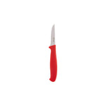 Dr.Inox Serrated Peeling Knife - Red