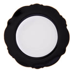 Karaca Romantic Black Porcelain Serving Plate 27 cm