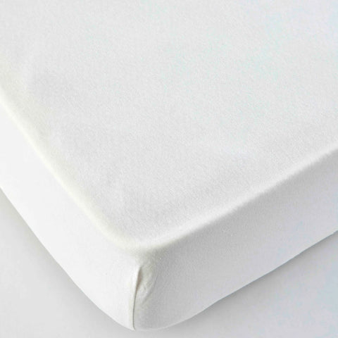 KH JERSEY FITTED SHEET WHITE BABY DEU (70x140+20)