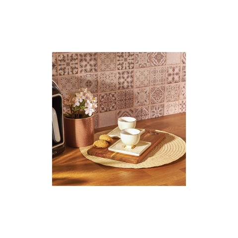 Karaca Art Deco Cream crèmekleurige koffiekopjesset voor 2 personen