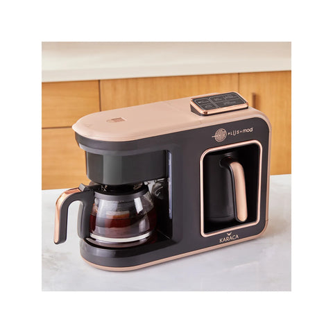 Karaca Hatır Plus Mod 5-in-1 koffiemachine 1385 watt, rosé/bruin