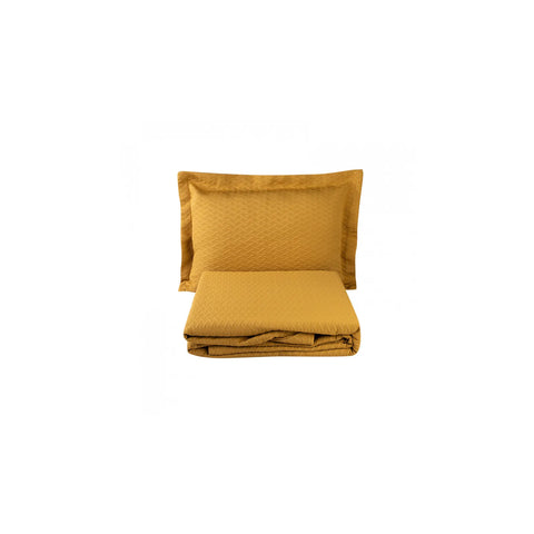 Karaca Home Charm Bold Mustard Eenpersoons Sprei Set