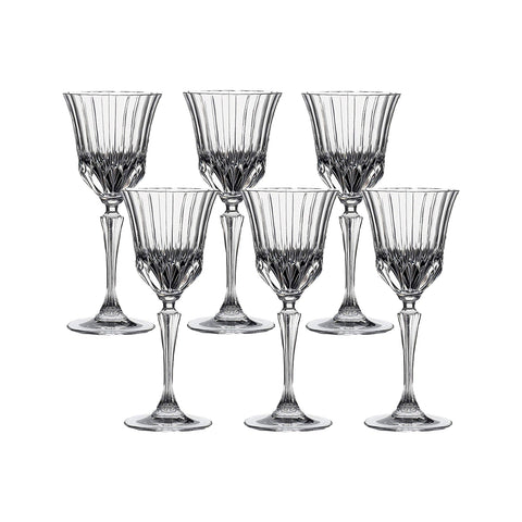 RCR Adagio 6-Piece Goblet Set 280 ml  