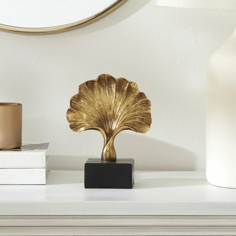 TIANA GINGKO DEKORATIF OBJE LIVING, GOLD