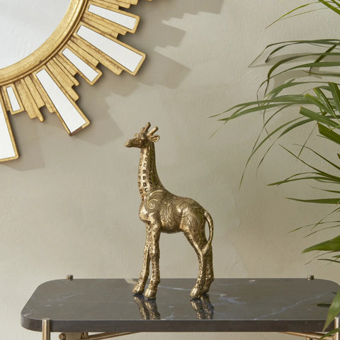 Karaca Home Giraffe Figurine Gold