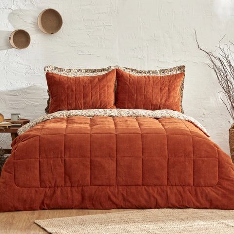 Karaca Home Celina Terracotta Single Daily Comfort Set/Sleep Set
 