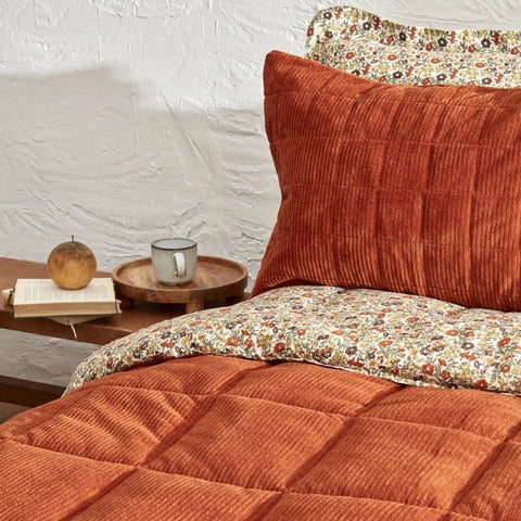 Karaca Home Celina Terracotta Single Daily Comfort Set/Sleep Set
 