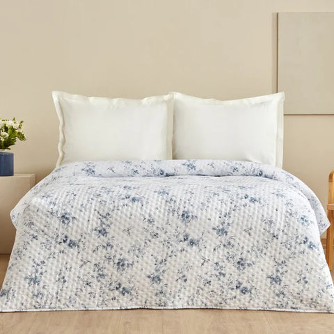 Karaca Home Sarah Anderson Marisa Double Bedspread Blue
  