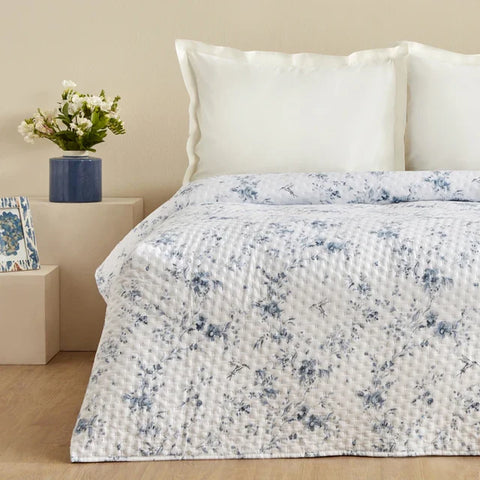 Karaca Home Sarah Anderson Marisa Double Bedspread Blue
  