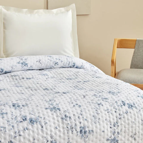 Karaca Home Sarah Anderson Marisa Double Bedspread Blue
  