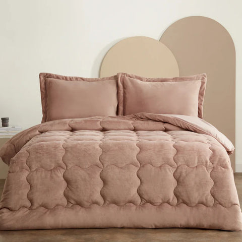 Karaca Home Double Viny Soft Dream Comfort Set Old Rose
 