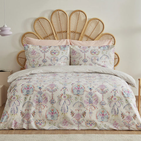 Sarah Anderson Malia Double Bed Duvet Cover Set Multicolor