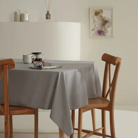 Karaca Home Belle Hemmed Tablecloth Grey  