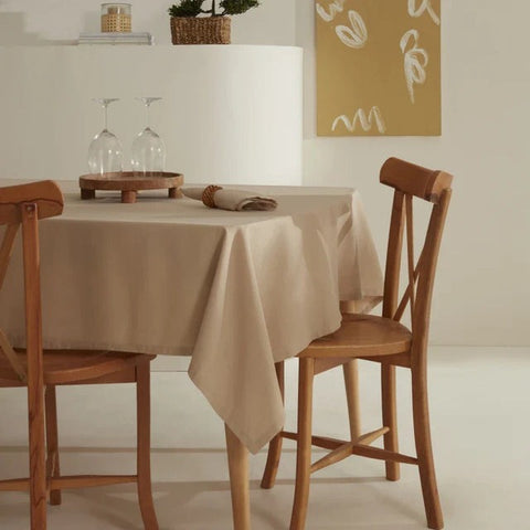 Karaca Home Belle Hem Tablecloth Beige