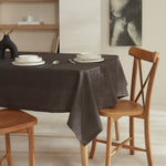 Karaca Home Elizabeth Tablecloth Anthracite, 140 x 200 cm