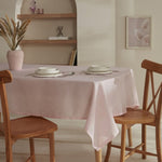 Karaca Home Elizabeth Tablecloth Powder Pink, 140 x 200 cm