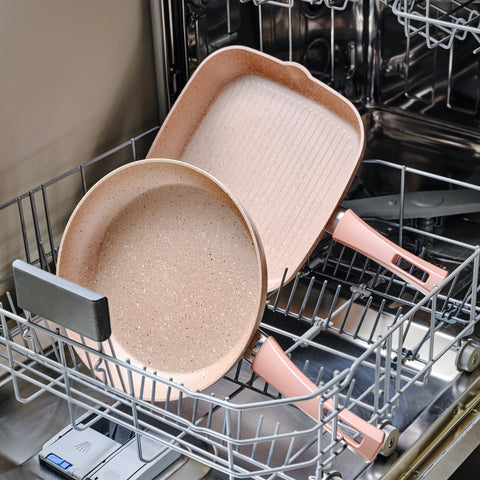 Karaca Biogranite Induction Pan Set 2 Piece Rose Gold