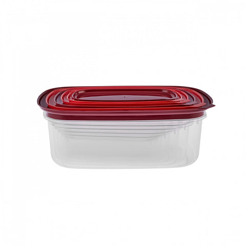 Karaca Vicks Red Velvet 6-Piece Storage Container Set
 