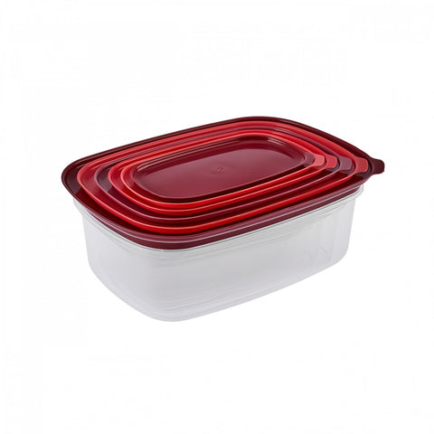 Karaca Vicks Red Velvet 6-Piece Storage Container Set
 