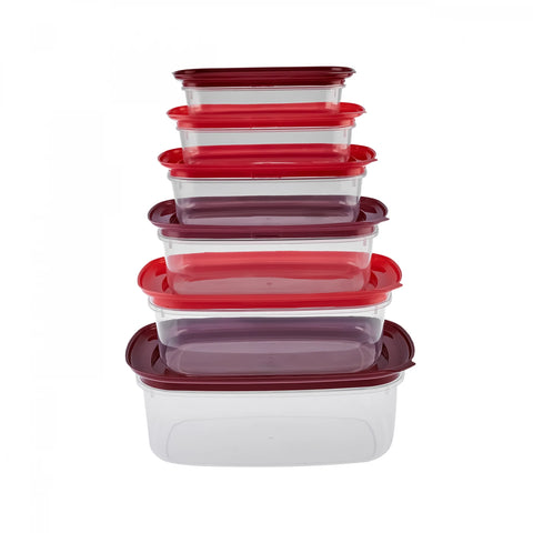 Karaca Vicks Red Velvet 6-Piece Storage Container Set
 