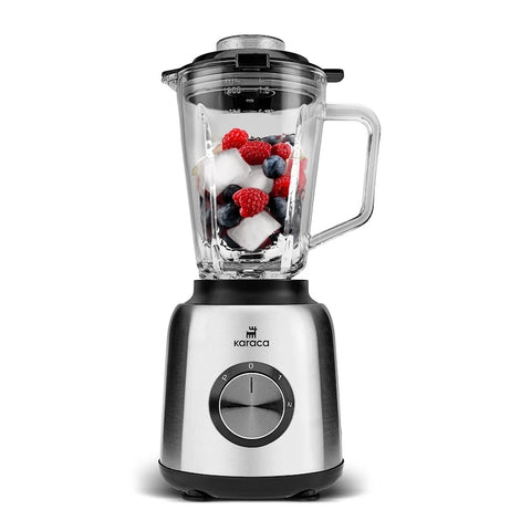 Karaca Inox 1.5 L Glass Jar Inox Smoothie Blender