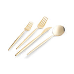 KARACA BELLA 24 PCS CUTLERY SET W/, GOLD