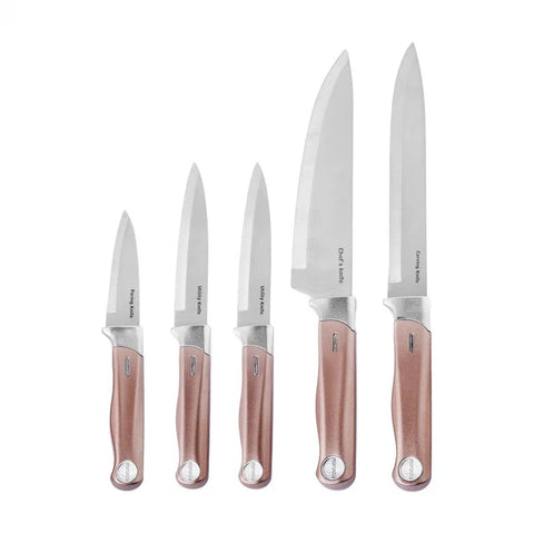 Karaca Mastermaid 6-Piece Knife Set Rose Gold