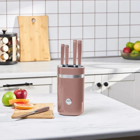 Karaca Mastermaid 6-Piece Knife Set Rose Gold