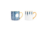 Karaca Canarie 2-Piece Stoneware Mug Set, 350 ml, Multicolor
 