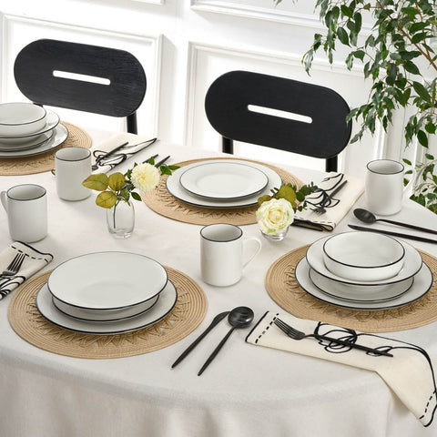 Karaca Emma 30-Piece 6 Person Dinnerware  