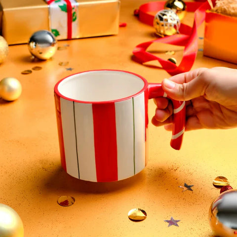 Karaca New Year Candy Stripe Mug