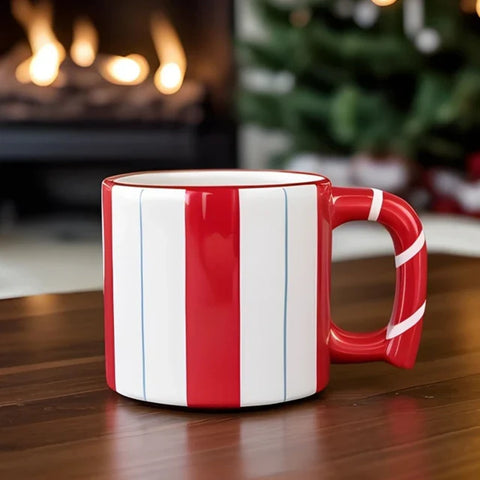 Karaca New Year Candy Stripe Mug