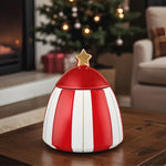 Karaca New Year 25 Candy Stripe 14 cm Storage Container