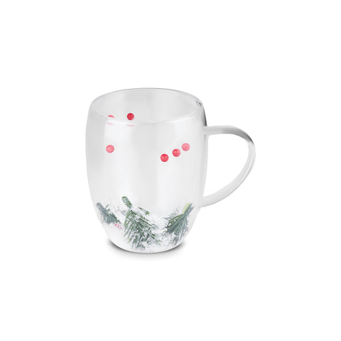 Karaca New Year 25 Snow Mug with Handle, 340 ml