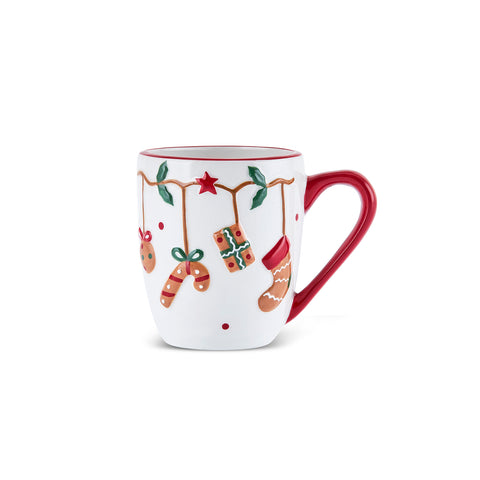 Karaca New Year 25 Candy Cane Mug