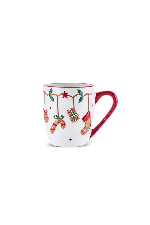 Karaca New Year 25 Candy Cane Mug