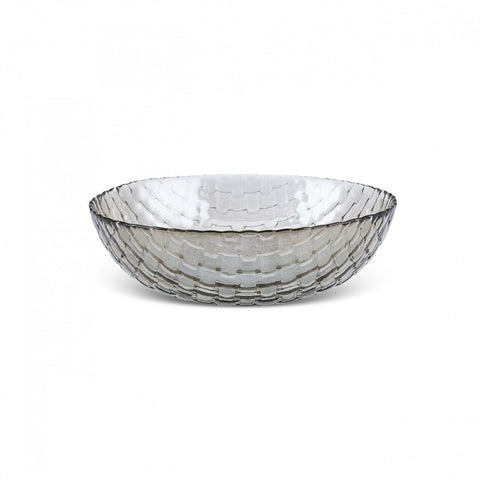 Karaca Braid Shiny Glass Salad Bowl, 22 cm, Shimmer
 