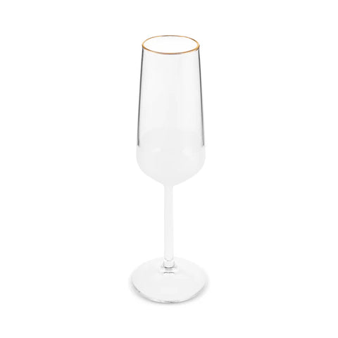 Karaca Jasmine 195 Ml Set Of 3 Champagne Glasses