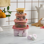 Karaca Dora Mini 4-Piece Storage Container Set