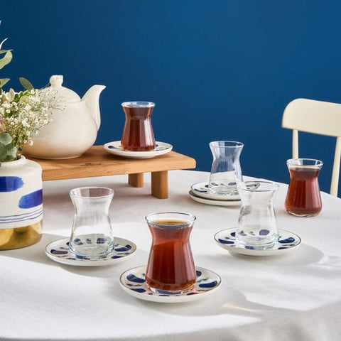 Karaca İznik 12-Piece Tea Service for 6 People

