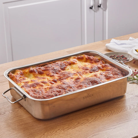 Karaca Love of Kitchen Steel Lasagna Pan