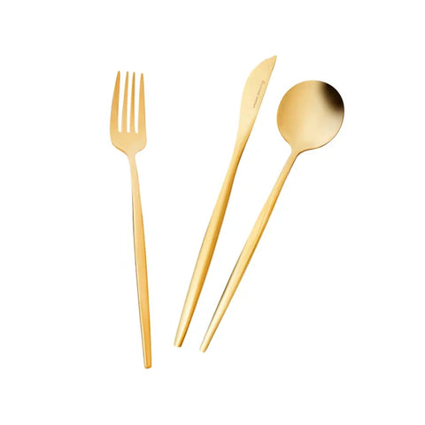 Karaca Orion Gold 6-Person 30-Piece Cutlery Set