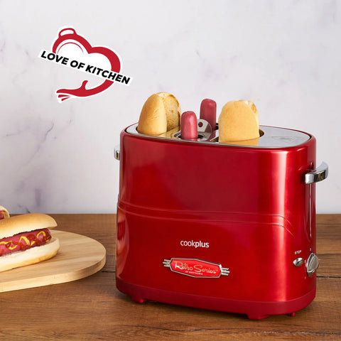 Cookplus Love of Kitchen 2-delige hotdogmaker